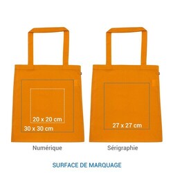 Sac coton ALFRED 140 - Orange