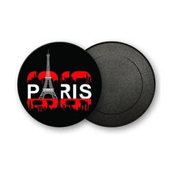 Magnet français ROND - 56 mm Mat