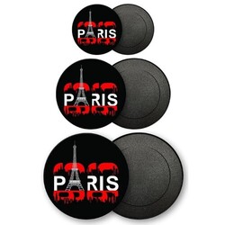 Magnet français ROND - 56 mm Mat