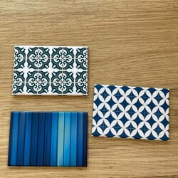 Badge AIMANTÉ - Rectangle Finition Mat 45 x 68 mm