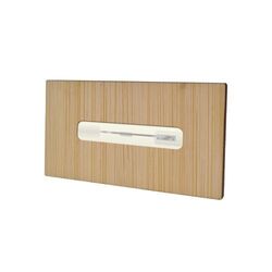 Badge Bamboo Rectangle 74x40mm, Magnet, Impression Quadri