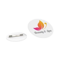 Badge Megan, Rond, 40 mm, Magnet, Quadri numérique