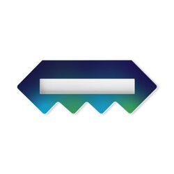 Badge Mae, Oval, 74 x 50 mm, Needle, Print in full color