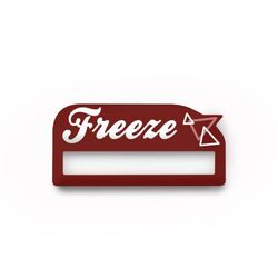 Badge Mae, Oval, 74 x 50 mm, Needle, Print in full color