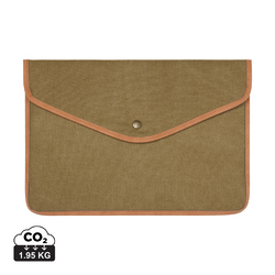 VINGA Pochette ordinateur 16' en toile recyclée GRS Bosler