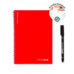 INFINITEBOOK PLAIN A5. Infinitebook avec couverture souple et 15 pages unies pour tableau blanc