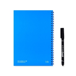 INFINITEBOOK PLAIN A5. Infinitebook avec couverture souple et 15 pages unies pour tableau blanc