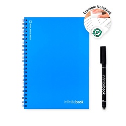 INFINITEBOOK PLAIN A5. Infinitebook avec couverture souple et 15 pages unies pour tableau blanc