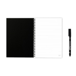 INFINITEBOOK LINED A5. Infinitebook avec couverture souple et 15 pages lignées pour tableau blanc
