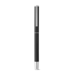 LEAH. Parure de stylo à bille et de roller en aluminium (94% rAL) avec clip