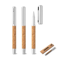 ANDREW. Roller avec corps en acier inoxydable (90% rSS) et liège avec clip