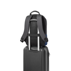 GENOA BPACK. Sac à dos antivol en polyester recyclé haute densité 600D