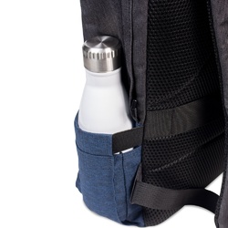 GENOA BPACK. Sac à dos antivol en polyester recyclé haute densité 600D