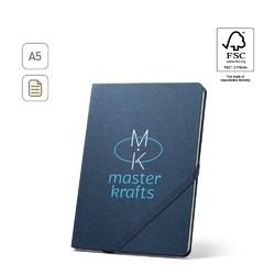 HUXLEY. Carnet A5 à couverture rigide, fabriqué à partir de papier résistant à l'eau