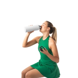 SINNER. Bouteille en acier inoxydable recyclé à 90 % d'une grande capacité allant jusqu'à 1200 mL