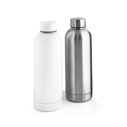 ODIN METTALIC. Bouteille en acier inoxydable recyclé à 90% 550 mL
