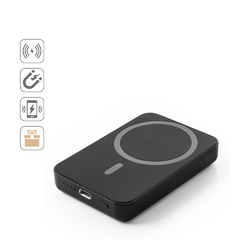 AMPERE 5. Batterie nomade magnétique de 5 000 mAh avec chargeur sans fil ultrarapide de 15 W en ABS recyclé (100 % rABS)