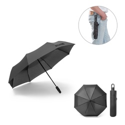 GUSTAVO. Parapluie pongé 190T polyester recyclé (100% rPET) avec ouverture et fermeture automatiques
