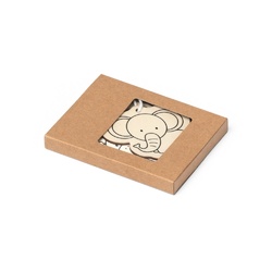 FAUNE. Set de coloriage pour enfants en bois