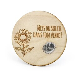Sous bock bois