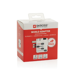 SKROSS Adaptateur de Voyage universel 3-Pôles Pro