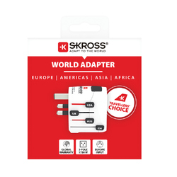 SKROSS Adaptateur de Voyage universel 3-Pôles Pro