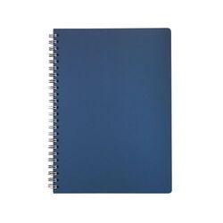 Cahier à spirale cuir régénéré