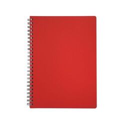 Cahier à spirale cuir régénéré