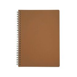 Cahier à spirale cuir régénéré