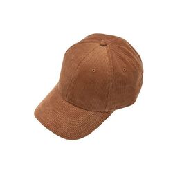 Casquette velours 6 pans
