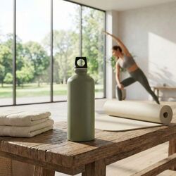 Bouteille aluminium recyclé 450ml