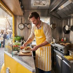 Tablier polyester recyclé 230g