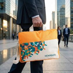 Besace zippée coton 240g