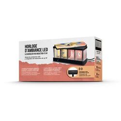 Horloge LED et chargeur à induction 15W