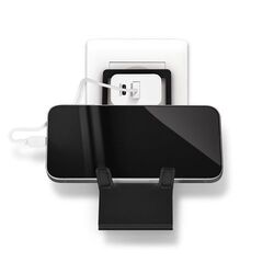 SUPPORT TELEPHONE REPLIABLE EXTRA-PLAT EN MATIERE RECYCLEE