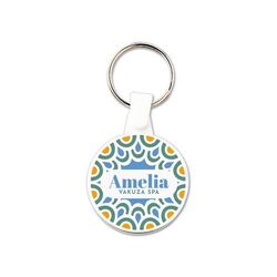 PORTE CLES PLASTIQUE SOUPLE ROND Ø34 mm (anneau 25 mm)