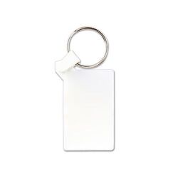 PORTE CLES PLASTIQUE SOUPLE CARTE 53x33 mm (anneau 25 mm)