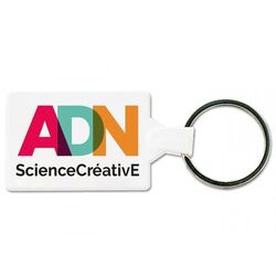 PORTE CLES CARTE 48x33 mm (anneau 25 mm)