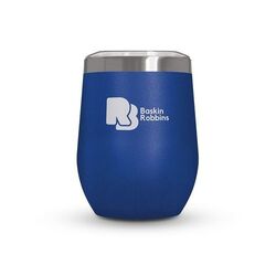 MUG ISOTHERME DOUBLE PAROI INOX AVEC COUVERCLE EN INOX RECYCLE