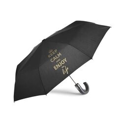 Parapluie pliable poignée PU courbe