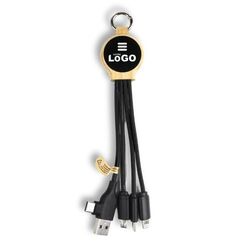 Câble de charge 6 en 1 lumineux Bambou