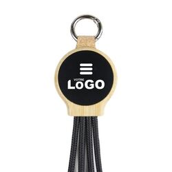 Câble de charge 6 en 1 lumineux Bambou