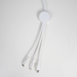 Câble long 6 en 1 Rétroéclairé 120cm Blanc