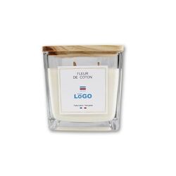 Bougie végétale GRASSE Carré 400g - France
