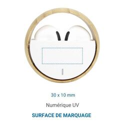 Ecouteurs Bluetooth LOOP Bambou