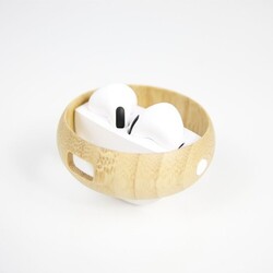 Ecouteurs Bluetooth LOOP Bambou Blanc