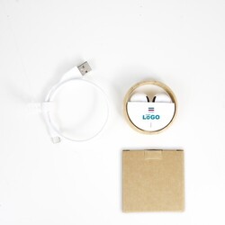 Ecouteurs Bluetooth LOOP Bambou Blanc