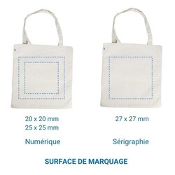 Sac coton filet MARCEL - France - Ecru