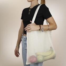 Sac coton filet MARCEL - France - Ecru