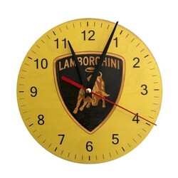 Horloge Made in France - Carrée Plaqué Bois érable